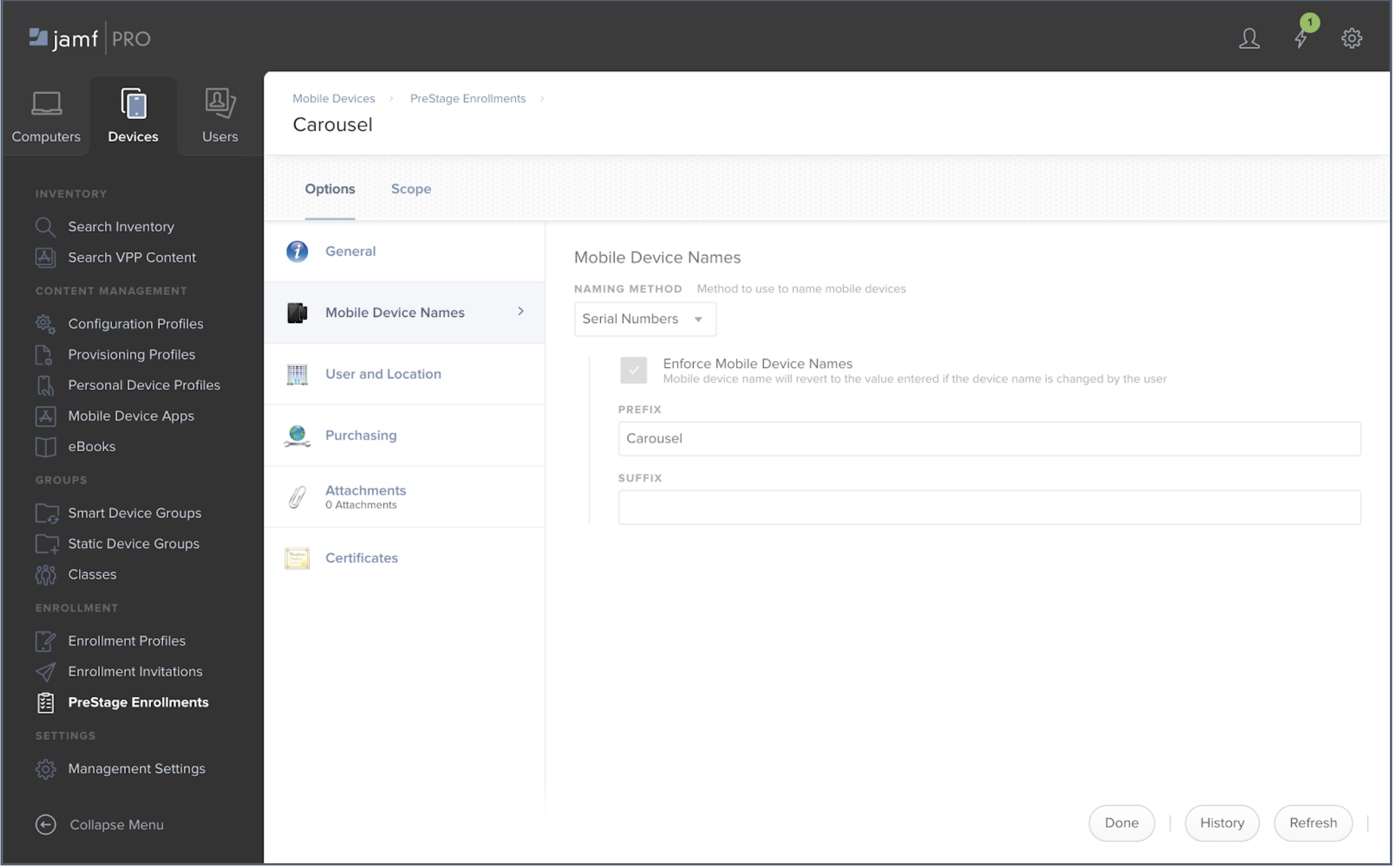 Configuring Jamf Pro and Carousel 7 Carousel 7 Support Center